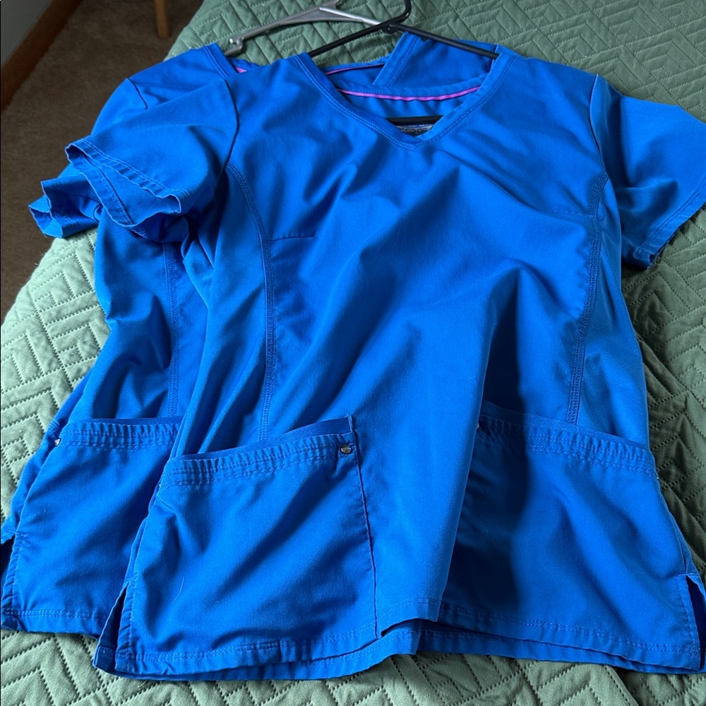 Blue Scrub Tops
